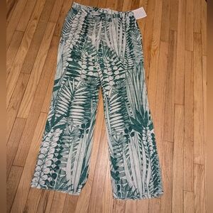 Tropical Green Kids Pants
